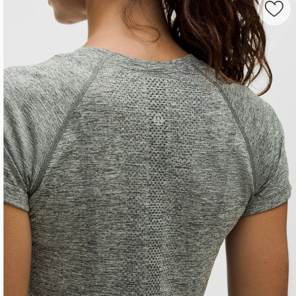 LULULEMON Swiftly Tech Gray Short Sleeve Women's Tee - Picture 6 of 11